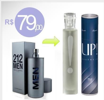 UP! Essência 45 / 50ml - (Ref.: 212 Men)